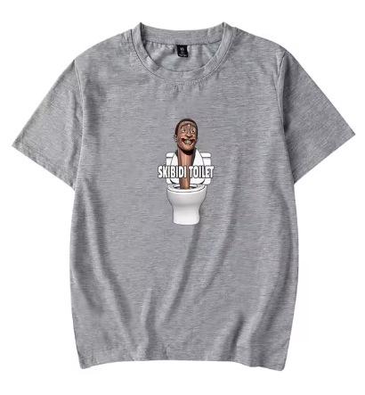 2024 Skibidi Toilet T-Shirt TV Series Merchandise Unisex Crew Neck Summer Short Sleeve T-Shirt Street