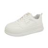 Muffin Platform White Shoes Women's Spring 2025 New Versatile Super Fire Explosion Bread Shoes Heightening Casual Board Shoes