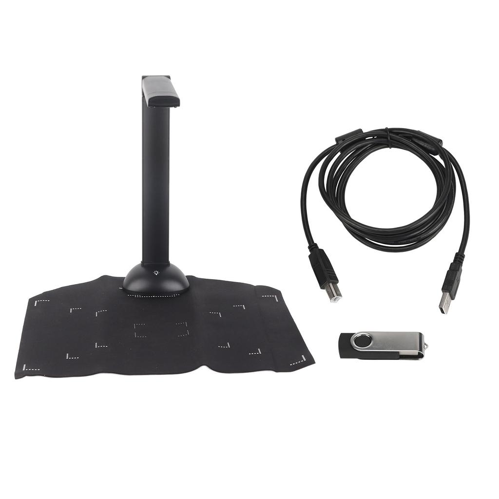 Book Scanner Camera 10MP Multi Language OCR Real Time Projection A3 A4 Foldable Portable USB Document Camera Scanner