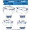 ZISIZ Plastic Food Storage Container