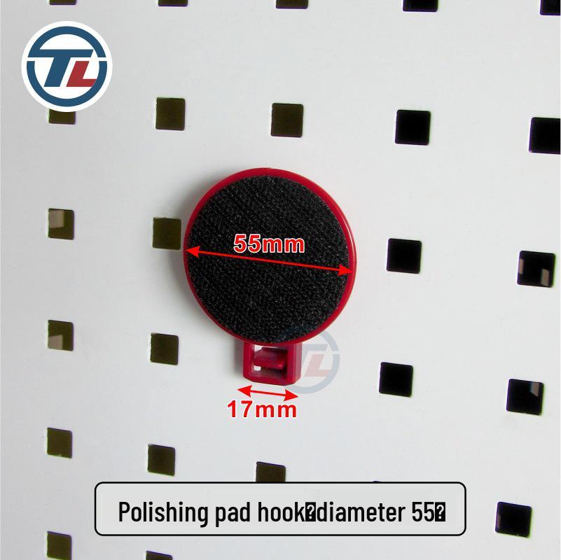 Plastic Pegboard Hooks with Square Hole - Wall-Mounted Tool Rack and Storage Shelf for Hardware Display