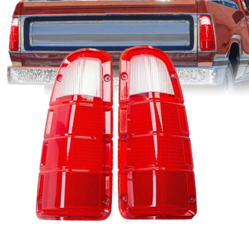 Tail Light Lens Shell For 1972-1980 Dodge Truck / Plymouth Power Wagon Tail Light Lens Only Pair LH RH Left + Right