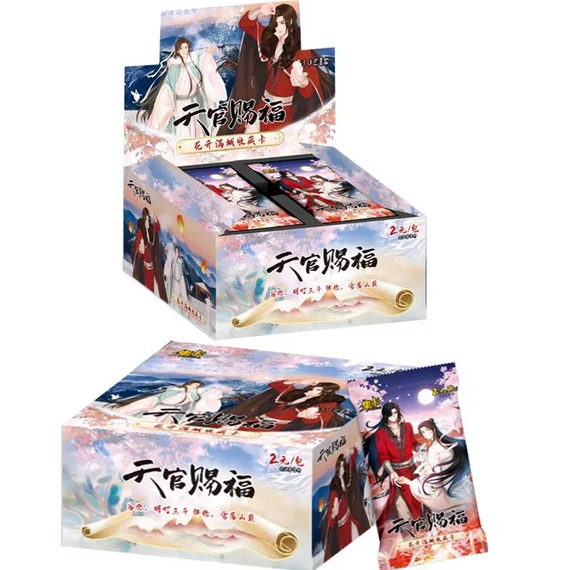 KAYOU Genuine Heavenly Officials Bless Card Album Animation Taoyuan Thousand Lanterns PR Card Anime Collection Card Kid Toy Gift