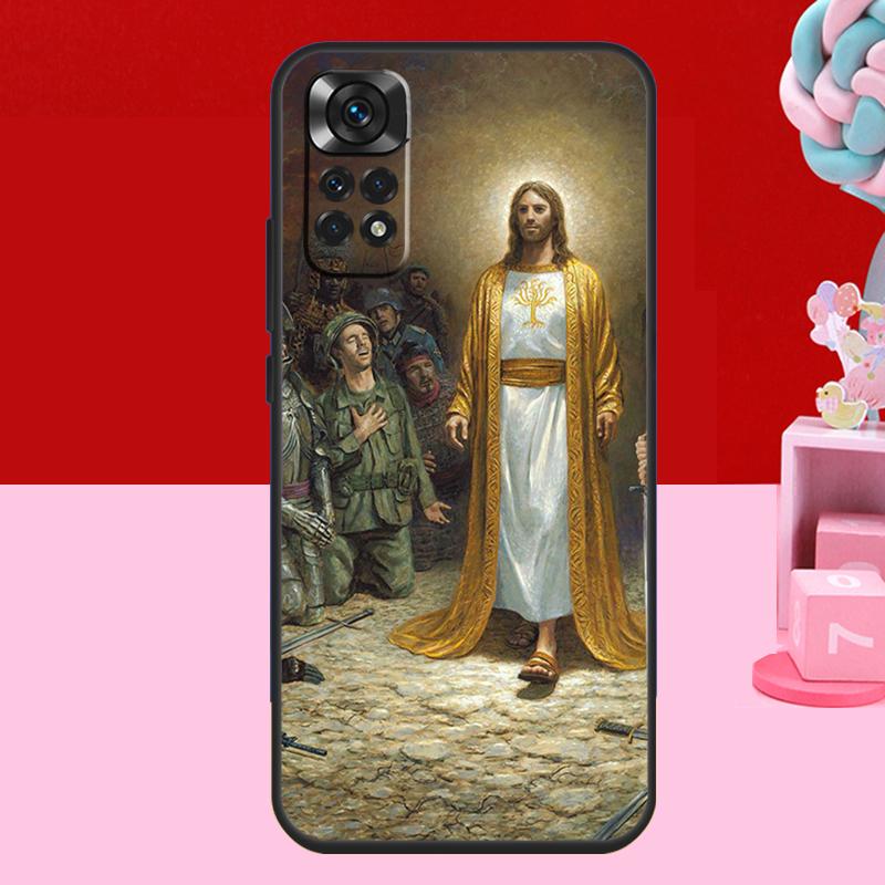 God Jesus Case For Xiaomi Redmi Note 13 12 11 10 14 15 Pro Plus Redmi 15 C 14C 10C 12C 13C Soft Cover