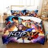 Comforter Anime The King Of Fighter Bedding Set 3D Printed Suitable For Bedroom Kids Home Textile