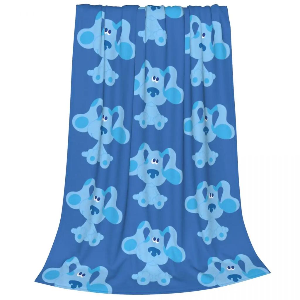 Blues Clues Ugly Christmas Throw Blanket Creative Fleece Blanket for Sofa or Bed Lounge Quilt xcm