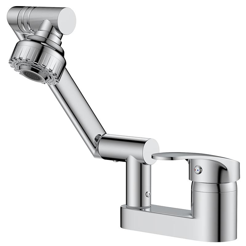 KEGOO K1045 Lucky Cat Brass Washbasin Faucet, Hot & Cold