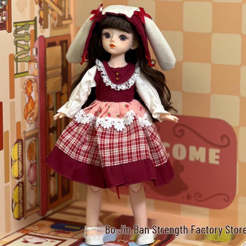 High-Value 30cm 1/6 BJD Lolita Princess Doll with Multi-Jointed Clothes