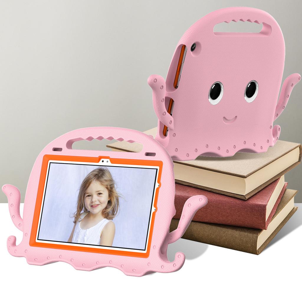 Fire For Kindle Hd10 2021 Cartoon Octopus Tablet Anti Drop Case Daily Life Use