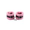 SM Adjustable Handcuffs Toy PU Leather Plush Handcuffs Blindfold Masks Set Restraints Bondage Sex Toy For Adult Game Accessories