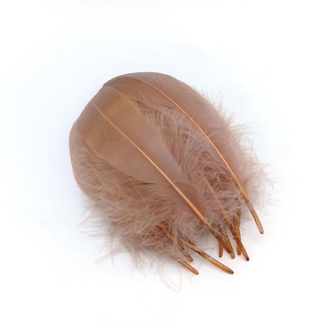 20pcs /Lot Goose Feathers For Crafts Diy Pluams Jewelry Making Wedding Clothing Decoration Accessories Needlework Plumes 15 .20cm