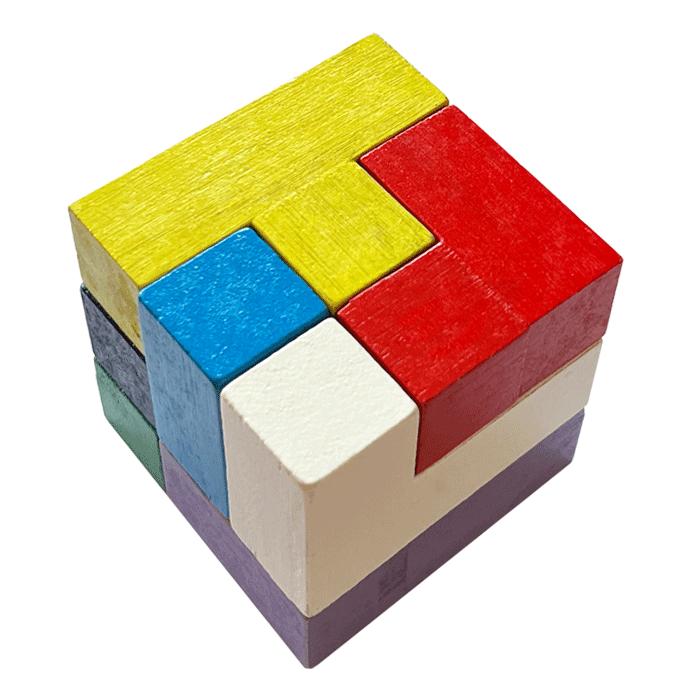 100-Piece Kongming Lock Wooden Puzzle Set for Kids and Adults