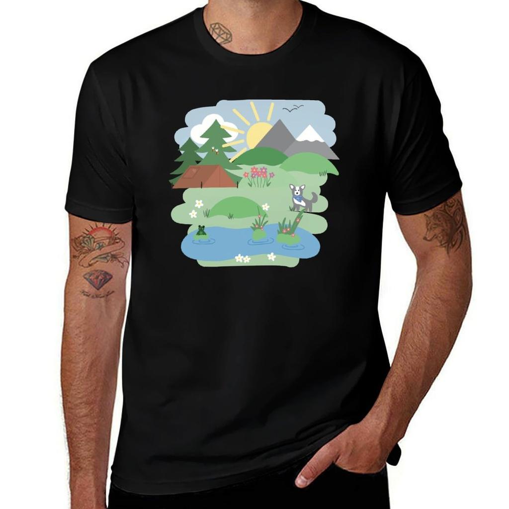 Camping Trip T-Shirt Active Wear Sports T-Shirt for Unisex