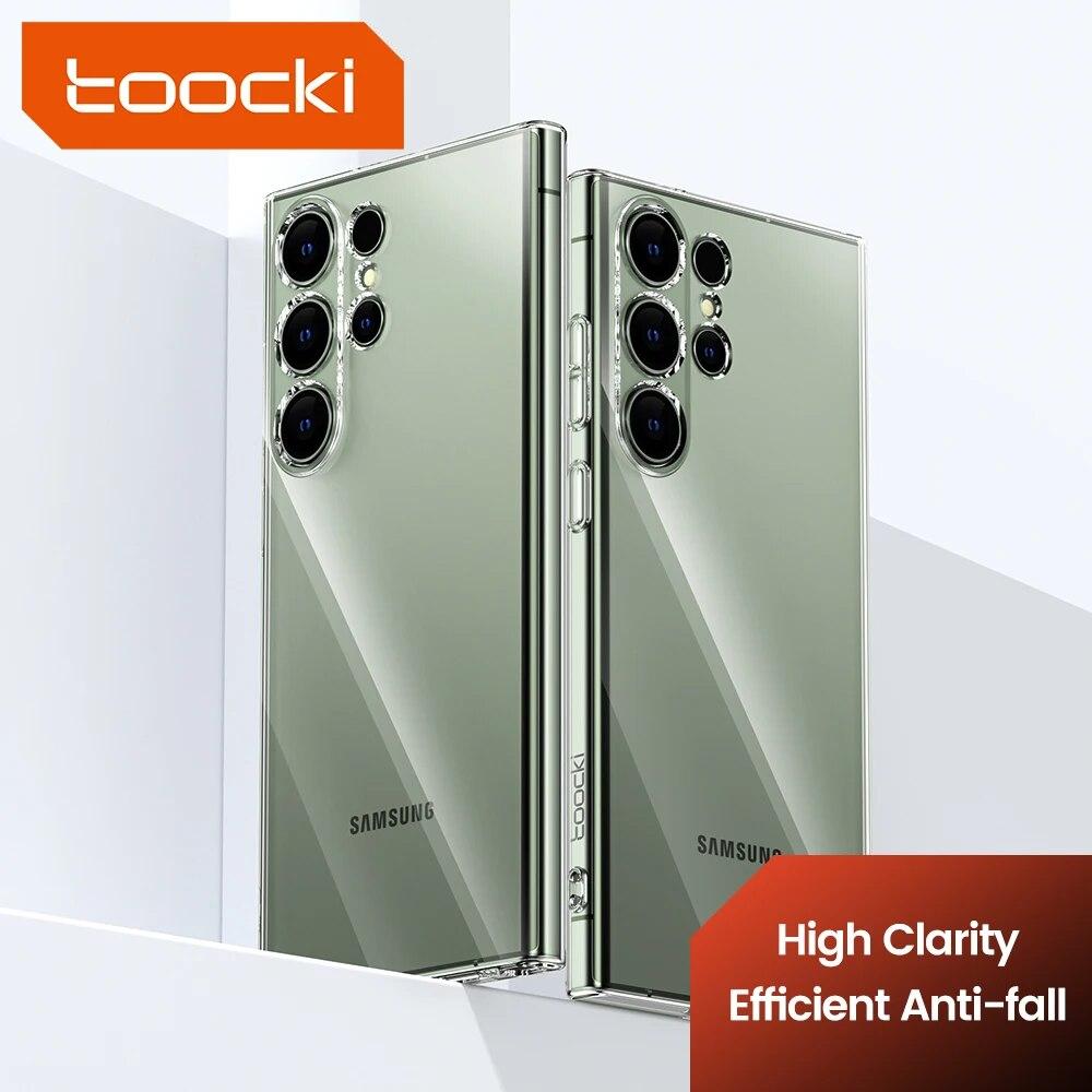 

Чехол для телефона Samsung S24 S23 S22 S21 Plus Ultra Clear Case для S23 S21 PE прозрачный мягкий защитный чехол из ТПУ