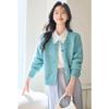 VICTORIA&VERA Women's Round Neck Knit Cardigan