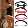 Bone-Shaped Silicone Ball Gag Adjustable Restraint for Bondage BDSM Mouth Roleplay Soft Body-Safe Discreet Adult Toy