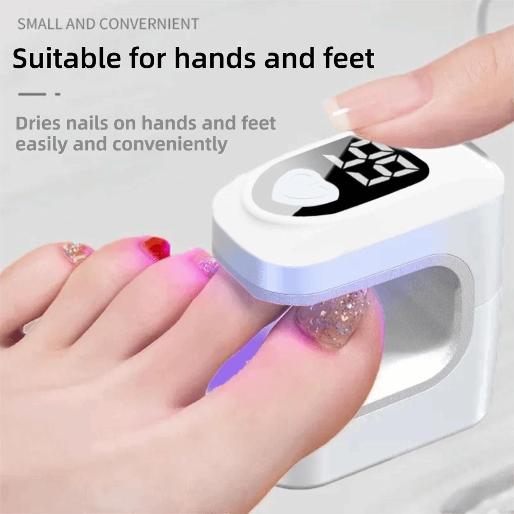 Rechargeable Nail Dryer Quick Dry Manicure Lamp New Mini UV LED Nail Lamp  Nail Art Tools