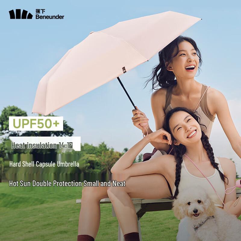 Beneath the Banana UV Protection 5-Fold Capsule Umbrella