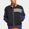Adidas Bb Snap Jacket Sport Casual Breathable Contrast Knit Stand Collar Men Jackets Black H58333