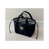 Baby Diaper Bag With Embroidered Bear Canvas For Mom And Baby Outings