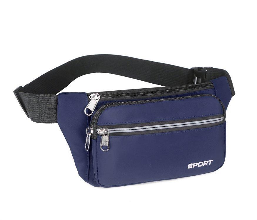 Men's and Women's Waterproof Waist Bag Multifunctional Large Capacity Casual Sports Wear-resistant Mobile Bag
