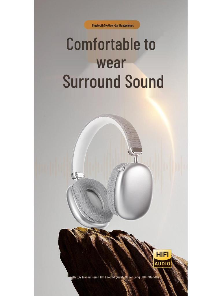 3D Stereo Wireless Gaming Headset: Bluetooth, Mobile-Compatible, Retractable, Multi-Color Options, Head-mounted