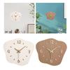 Wall Clock Irregular Clock Hanging Ornament Wall Decor for Dining Room Apartment