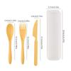 Abay Wheat Straw Portable Cutlery Set
