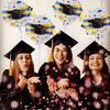 4Pcs 18 inch Bachelor's Hat Printed Round Aluminum Film Balloon Graduation Theme Party Decorn Globos Graduation Ceremony Decor