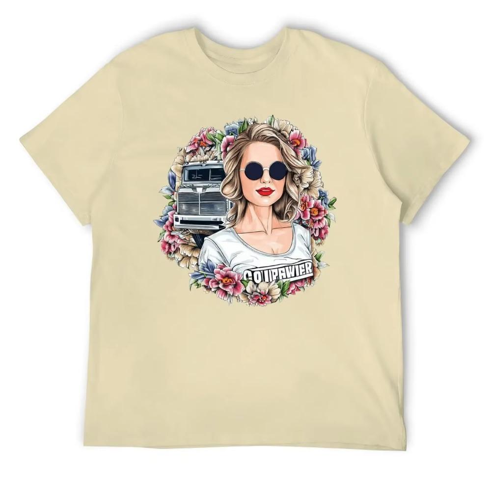 Mother's Day Amazingly Beautiful Truck Driver Mom WOmen's Top Tee Hot Sale T-shirt Fresh Campaign  Sarcastic Leisure USA Size