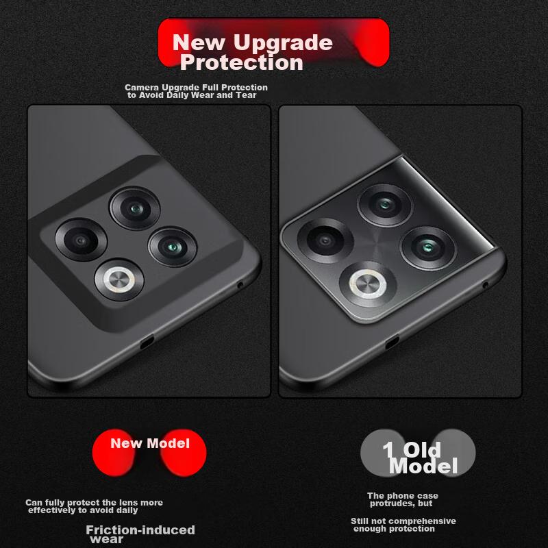 Phone Case for OnePlus Ace Pro, Slim Full Protection Shockproof TPU Soft Case with Matte Finish (Includes Two-In Ring Holder And Lanyard), Black