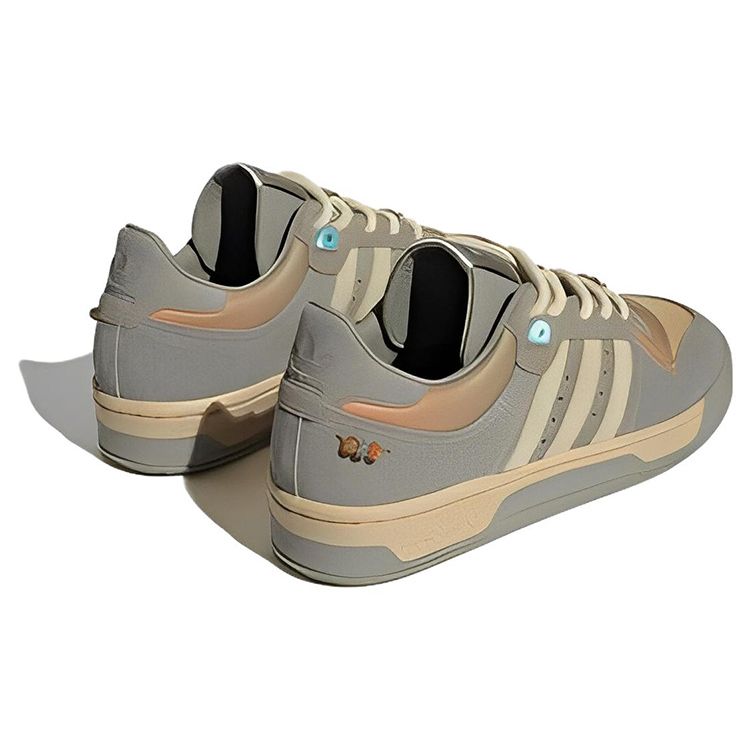 Adidas Originals Rivalry Slip Resistant Durable Lightweight Low Top Skate Shoes Unisex Skate Shoes Gray ID4796