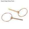 10/20/30Pcs 6*50MM Steel Lynch Pin Heavy Duty Trailer Tractor Bicycle Stroller Cargo Ring Clip For Farm Lawn Garden Truck
