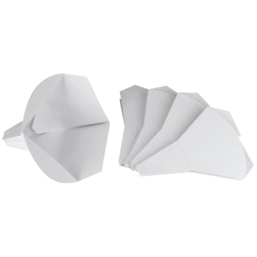 MYST Paper Funnels, Pack of 5, Approx. 119 X 119 X 158 Mm, Disposable, Foldable, for Refilling Various Oils, No. 6210