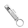 Stainless Steel Nail Clippers Fingernail Cutters with Nail File for Men Women