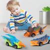 Tyrannosaurus Rex Pull-Back Car: Durable PVC Toy for Kids