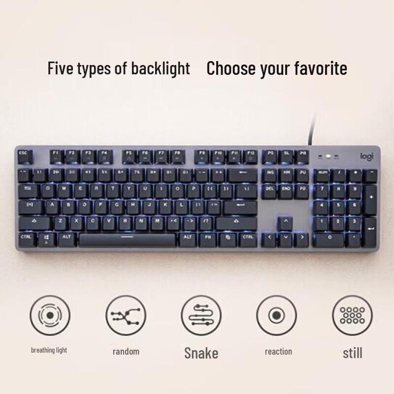 Logitech K845 Full-Size Wired Mechanical Keyboard