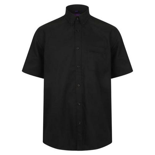 Henbury Mens Wicking Short-Sleeved Shirt