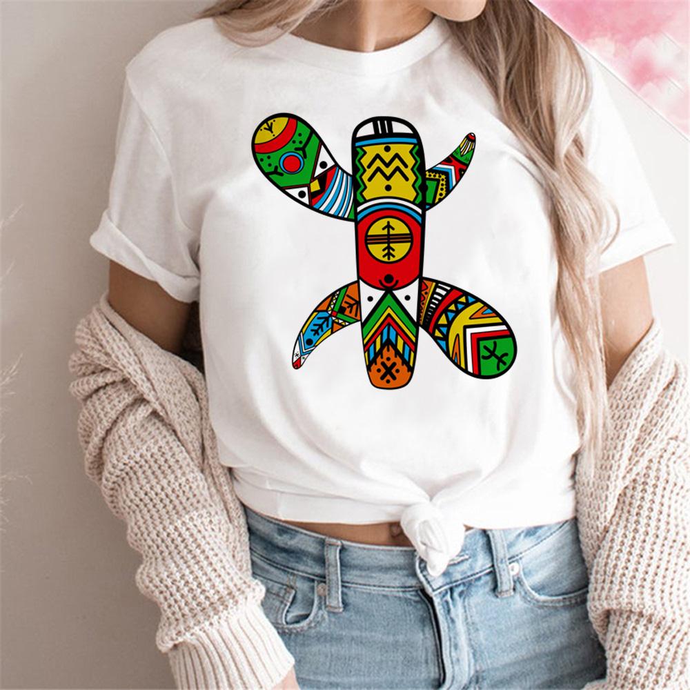 Amazigh T-shirts Women Graphic Streetwear Summer Tee Female Harajuku Japanese Anime Clothing