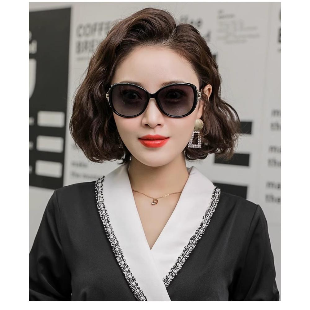 New Sunscreen Glasses Women's Sunglasses Round Face Sunglasses Sunglasses Women's UV Protection Large Frame Square Face Frame