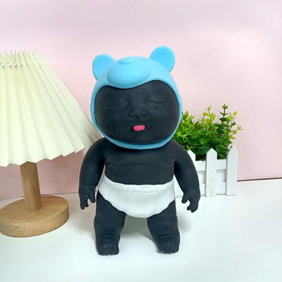 Baby Doll Squeeze Toy Teens Adults Anxiety Stress Relief Doll Fidget Toy Sand Filled Soft TPR Calming Doll Sensory Toy