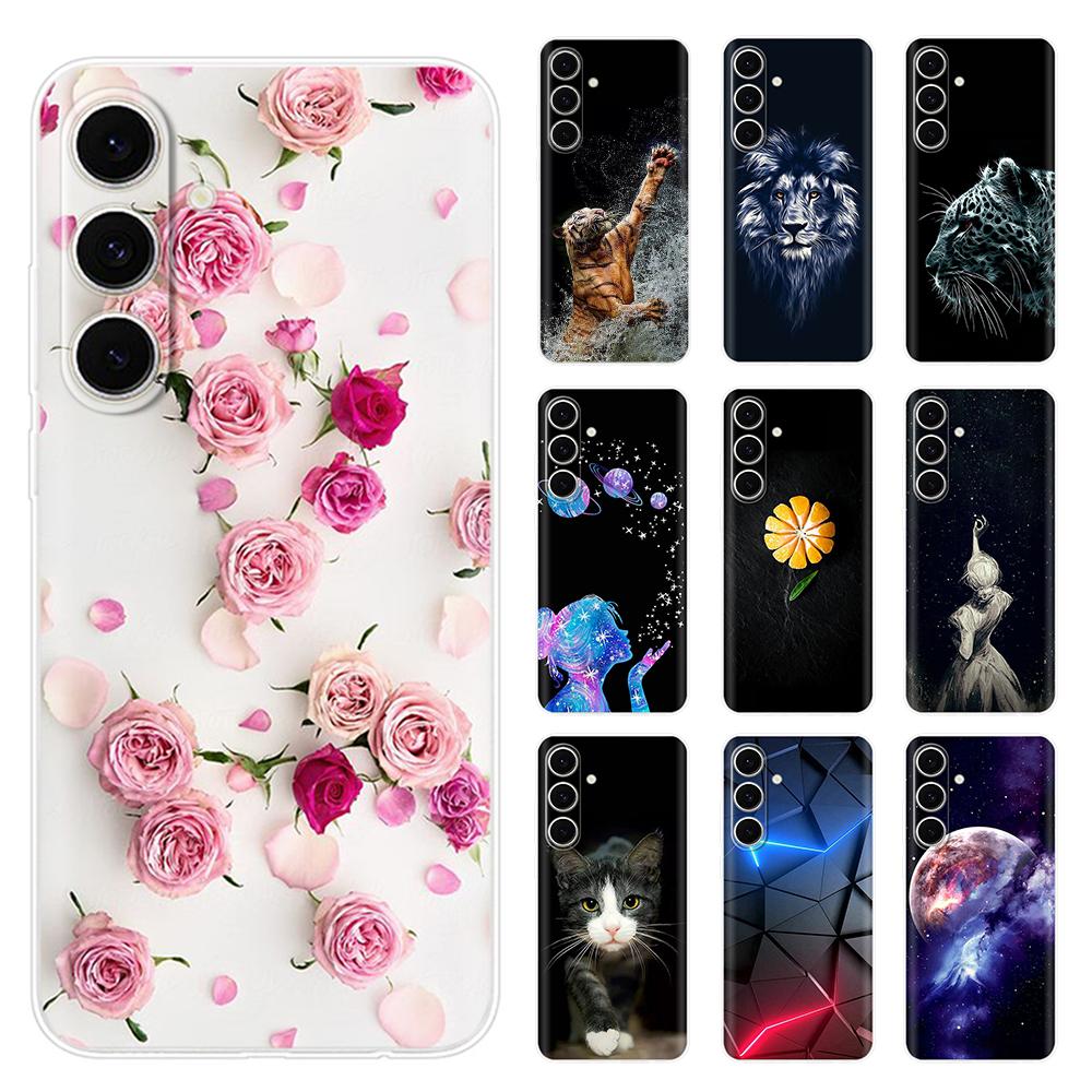 Soft Clear TPU Case For Samsung S24 FE Case Silicon Bumper Shockproof Back Cover For Samsung Galaxy S24 FE Ultra Plus S24FE S24+