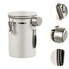 Coffee Canister Airtight Storage Container Stainless Steel Bean Jar with