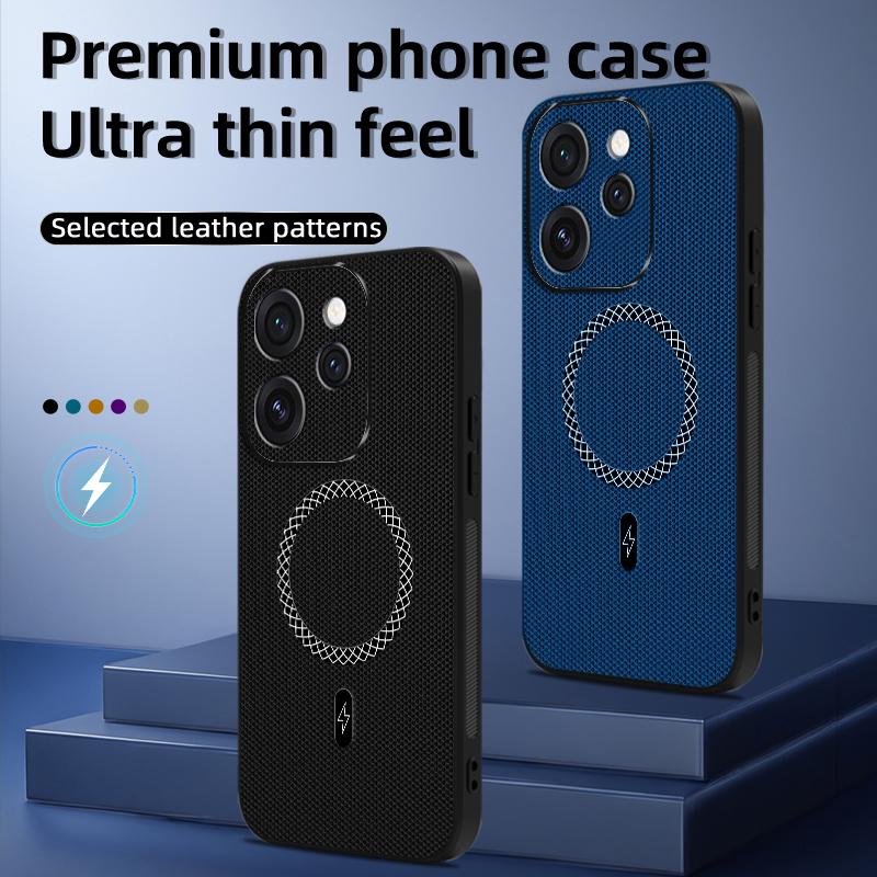 Biruiqu OPPO Reno 15 Pro New Ultra-thin Magnetic Leather Shock-absorbing Protective Phone Case