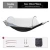 A1R Portable Double Hammock with Quick-Open Mosquito Net and Anti-Rollover Design for Outdoor Use