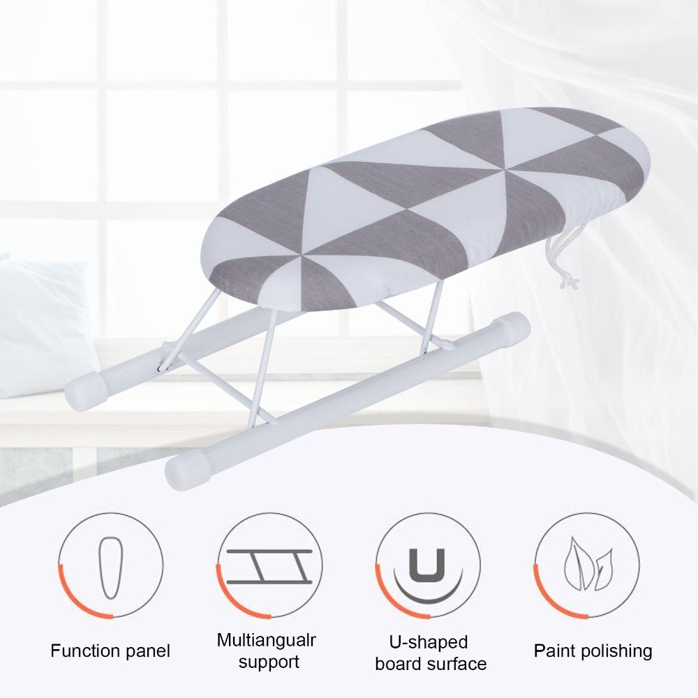 Mini Foldable Sleeve Press Rack Household Ironing Accessory  Domestic Ironing Board Matching Use Fashion Grid