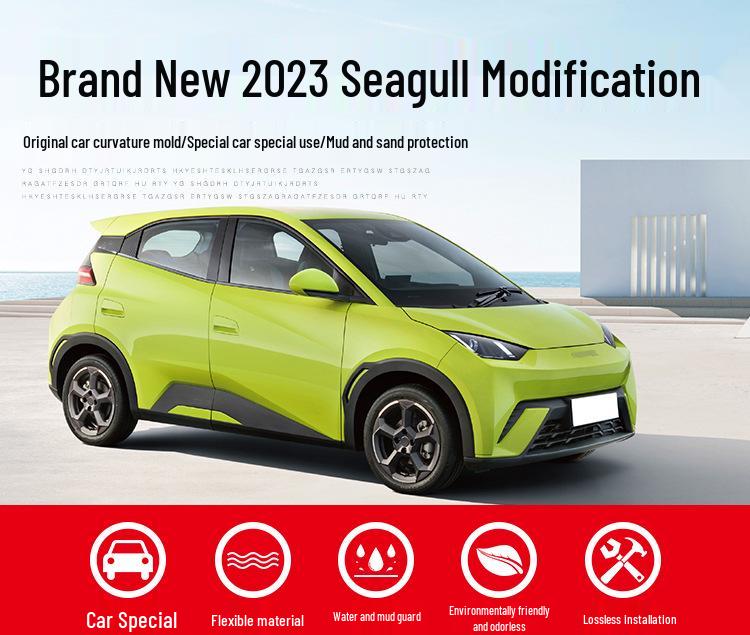 BYD Seagull Przednie i Tylne Błotniki z Miękkiej Gumy