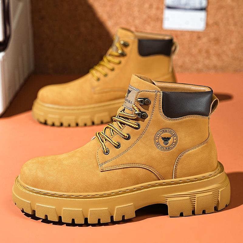 

Мужские ретро-ботинки Lion Eagle Martin, размер 44, стиль осень/зима, очень большой размер. 44