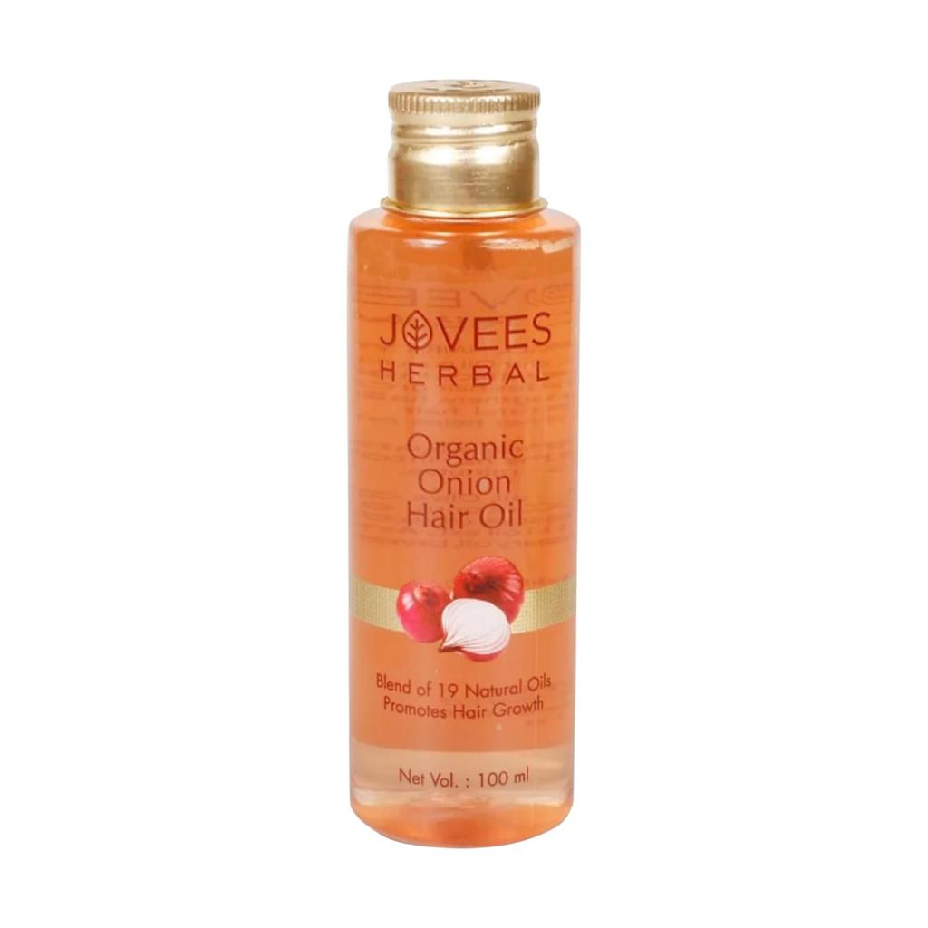 Jovees Herbal Organic Onion Hair Oil 100ML Pack Hair Fall Control Hair Growth Nourishing Oil