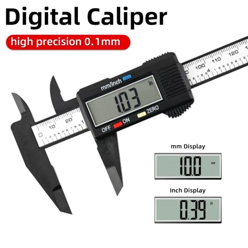 150mm Digital Display Calipers Carbon Fiber Measuring Tools  for Mechanical Component Measure